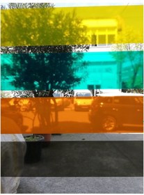 Resim Tranparan Renkli Cam Folyosu 