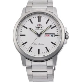 Resim Orient RA-AA0C03S39B Otomatik Çelik Gri Beyaz Kadran Kristsl Cam 42 mm Erkek Kol Saati 