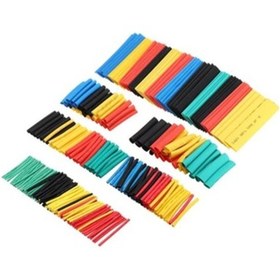 Resim Renkli Makaron Seti 328 Parça - Isıyla Daralan Kablo 