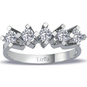 Resim Lova G Renk 0,55 Karat Pırlanta Beştaş Yüzük - 1070182 