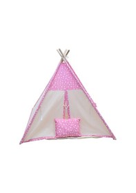 Resim Conconbebe Pembe Yıldız Desenli Çocuk Oyun Çadırı Oyun Evi 