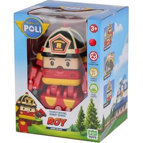 Resim Polı Mrt-686 Sesli Ve Işıklı Robocar Poli Büyük Transforming Robot Roy -necotoys Standart 