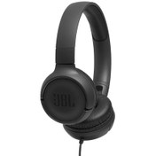 Resim JBL Tune 500 Kablolu Kulak Üstü Kulaklık Siyah 