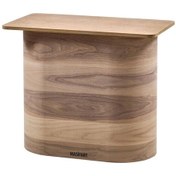 Resim Masifart Paries Ceviz Ufo Ayak Cilasız Ham Ahşap 