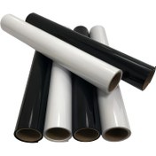 Resim Isı Transfer Vinil, 24.89cm x 91.44cm, Siyah & Beyaz, HTV Ütü Film, Tekstil, Giyim, Yastıklar, Ayakkabılar, Çantalar, El Sanatları, Kolay Kesme & Çıkarma, DIY Moda Aksesuarı 