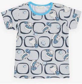 Resim Breeze Girls & Boys Erkek Bebek Pijama Takımı Sevimli Rakun Desenli 9 Ay-3 Yaş, Gri-gri Gri 