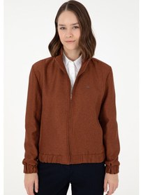 Resim U.s. Polo Assn. Kadın Kahverengi Ceket 50292280-vr029 Kahverengi 