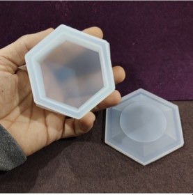 Resim Altıgen Şekerlik Epoksi ve Beton Silikon Kalıbı 165 