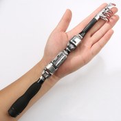 Resim Super Sert Mini Balık Oltası - Hızlı Eylem Orta Güçlü Katlanabilir Deniz ve Buz Balıkçılık Kamışı (1-2.3m/3.3-7.5ft), Ergonomik Saplı, Taze Su ve Tuzlu Su İçin Dayanıklı Hafif Tasarım, Başlangıç Seviyesi ve Profesyoneller için 