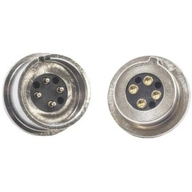 Resim 4-Pin 16mm Pogo Pin Manyetik Konnektör Takımı 