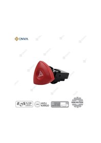 Resim Renault Trafic / Master Dörtlü Sinyal Flaşör Düğmesi Anahtarı 