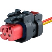 Resim TE Connectivity Erkek Konnektör 2 Pin Kablolu 