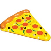 Resim Pizza Şeklinde Eğlenceli Şişme Havuz Deniz Plaj Su Yatağı 180 150 Cm Sarı 