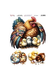 Resim Pirinç Dekopaj Kağıdı 30x42cm Pt-4234 