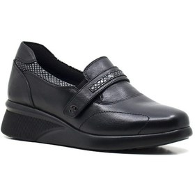 Resim King Paolo G5150 Karamel Komfort - Siyah - Kadın Ayakkabı Siyah 