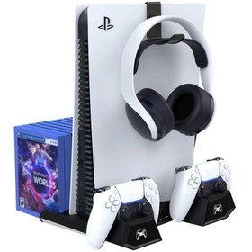Resim Ipega Ps5 Stand 5In1 Şarj Dock Playstation 5 