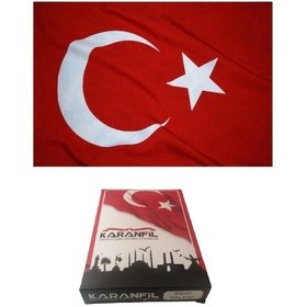Resim Türk Bayrağı 150X225CM Ebatında Kumaş Türk Bayrağı Al Bayrak 150 