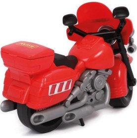 Resim Polesie Yarış Motosikleti Harley Kırmızı 