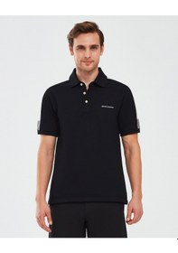 Resim Skechers Polo Shirt M Short Sleeve Erkek Siyah Tshirt S221047-001 