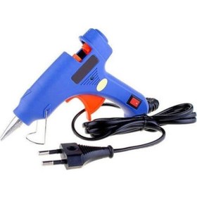 Resim Sermet Süs Dünyası 20 Watt Ince Silikon Tabancası ve 10 Adet Ince Silikon 