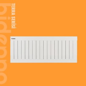 Resim bideppo.com Terra Serisi Yükseklik 40 cm Genişlik 28 Dilim (157 Cm) Alüminyum Radyatör 