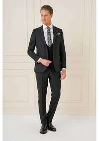 Resim Efor Tk 904 Slim Fit Siyah Spor Takım Elbise Siyah 