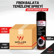 Resim Wöller Fren Balata Spreyi Ve Genel Temizleme Spreyi 500 Ml. 1 Koli 24 Adet 