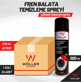 Resim Wöller Fren Balata Spreyi Ve Genel Temizleme Spreyi 500 Ml. 1 Koli 24 Adet 