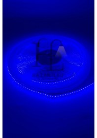 Resim 12v 8mm 320 Ledli Esnek Cob Şerit Led Mavi Ip20 5 Metre 