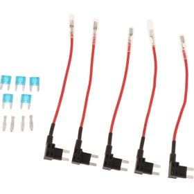 Resim 5 Adet Bir Devre Sigorta Dokunun Piggy Mini Geri Sigorta Tutucu Atm Apm 12/24 V 