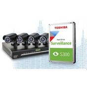 Resim TOSHIBA S300, HDWT860UZSVA, 3.5", 6TB, 256Mb 5400 Rpm, 7/24 Güvenlik HDD 