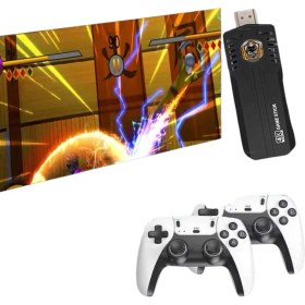 Resim 20.000 Oyunlu Kablosuz Çift Kol Retro Oyunlar Çift Kollu Game Stick 