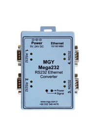 Resim Mgy Mega232 Ethernet Rs232 Dönüştürücü - Tcp Udp İp Db9 Tcp232 