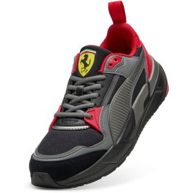 Resim Puma 30876204 Ferrari Trinity 2 Bla Siyah - Kırmızı Erkek Lifestyle Ayakkabı 