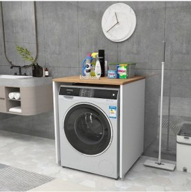 Resim Reyo Home Enda Çamaşır Ve Kurutma Makinesi Dolabı Kapaksız Çam-be Atlantik Çam Beyaz 