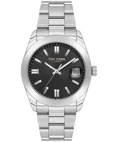 Resim Tom Jones Tj.3.10011-2 Gümüş Renk Paslanmaz Çelik Kordonlu Erkek Kol Saati. Gümüş 