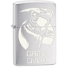 Resim Zippo 200 Pf18 Skull Game Over Design Çakmak - 29696-064989 