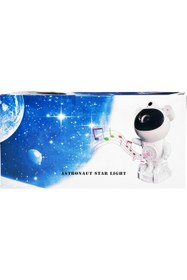 Resim ALPİNO66 DT-MXS003 ASTRONOT BLUETOOTH HOPARLÖR GALAXY TAVAN GÖKYÜZÜ PROJEKTÖR ZAMANLAYICI GECE LAMBASI 