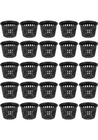 Resim Yifomall Hidroponik Saksı - Delikli Plastik Bahçe File Tencere 10/25/50 Adet 