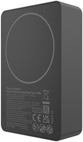 Resim VARTA Power Bank 10.000mAh, powerbank magnetico, Mag Pro Power on Demand, caricabatterie portatile con USB C, compatibile con MagSafe e Qi Standard (per compatibilità con iPhone e Android), grigio 