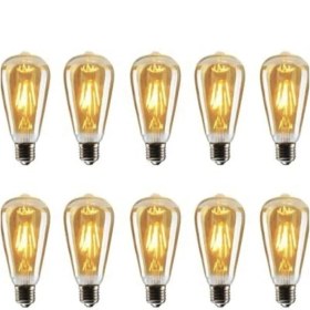 Resim Cata Dekoratif Armut Rustik Ampul 10'lu Paket CT-4350 4W 