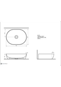 Resim Alto Lavabo Mat Antrasit 50 Cm 