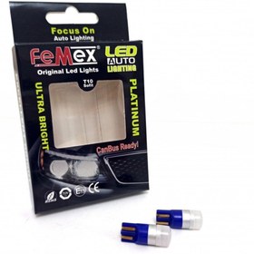 Resim FEMEX T10 Ampul 1smd 3030 Chipset Mini MAVİ Led Aktif Canbus 