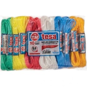 Resim Buğz Temsan 10 Metre Naylon Çamaşır Ipi 24'lü 