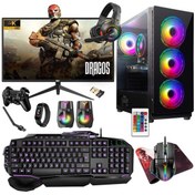 Resim Turbox Tx5296 Intel Core i5 9400F 28" 16 GB RAM 512 GB SSD 8 GB RX580 4K Monitör FreeDOS Gaming Masaüstü Bilgisayar Turbox