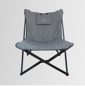 Resim Nurgaz Campout Katlanır Abant Kamp Sandalyesi Ng C158 Gri 
