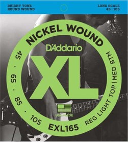 Resim D´Addario Exl165 Bas Gitar Teli 45-105 