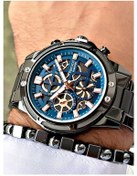 Resim Ferrucci Fc52987 Fonksiyonlu Çelik Siyah Erkek Kol Saati+bileklik 