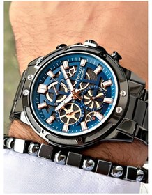 Resim Ferrucci Fc52987 Fonksiyonlu Çelik Siyah Erkek Kol Saati+bileklik 