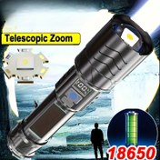 Resim 1 Siyah El Tipi LED El Feneri, Parlak Işık Taşınabilir Elektrikli Işık Ekranlı, Acil Durumlar İçin Uygun, Kamp, Kontrol, Avcılık, Kurtarma, Keşif, İç Mekan, Araba İçi Aydınlatma, Karavan Gece Aydınlatması, Güçlü El Feneri 